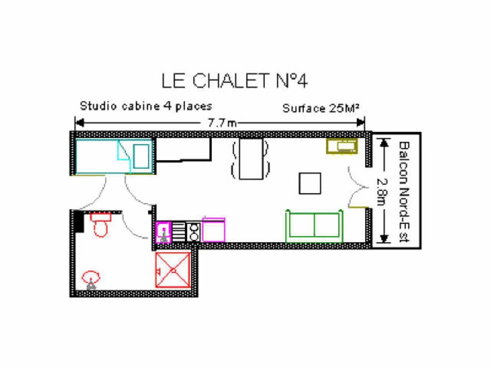 Le Chalet - Piscine 4 - Studio Pour 4 Personnes Mae-8764 Gourette Exterior photo